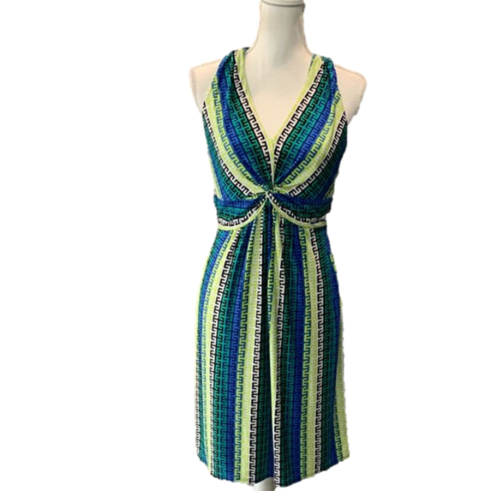 LAUNDRY by Shelli Segal Multi Colored Sleeveless Dress NWT